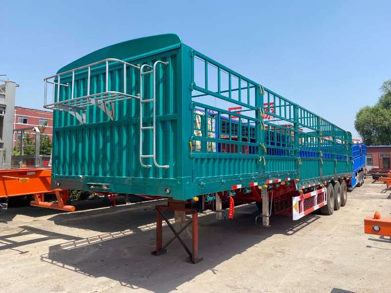 倉柵運(yùn)輸半掛車廠家